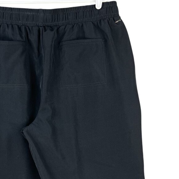 Mondetta Women's Pull-on Stretch High Rise Textured Black Ankle Pant Size XL NWT - Picture 13 of 14